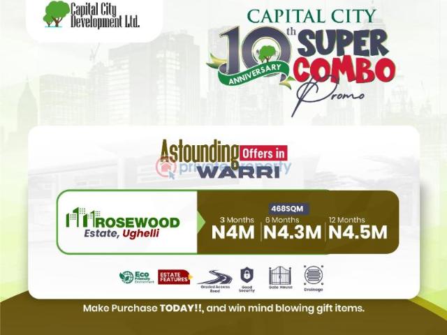 Land for sale in Ughelli South