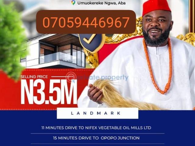 Land for sale in Obi Ngwa