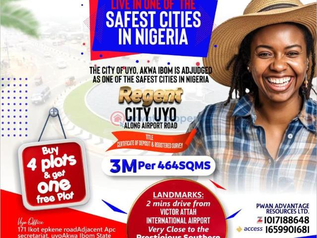 Land for sale in Uyo