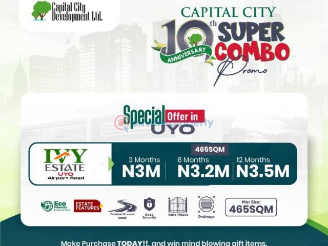 Land for sale in Uyo