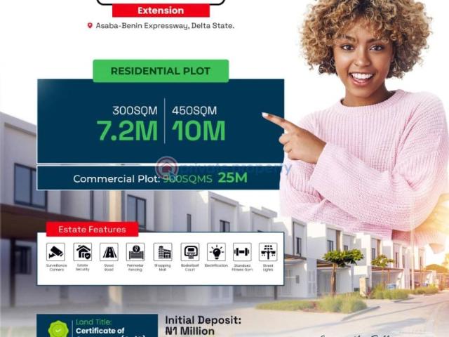 Land for sale in Asaba