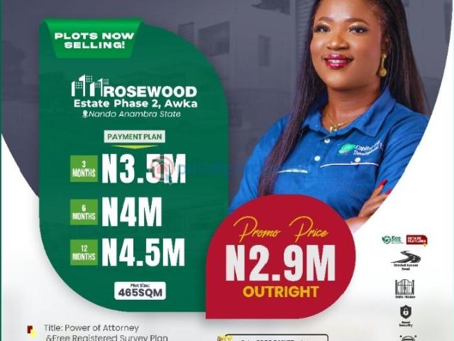 Land for sale in Anambra