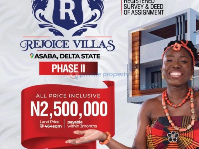 Land for sale in Asaba