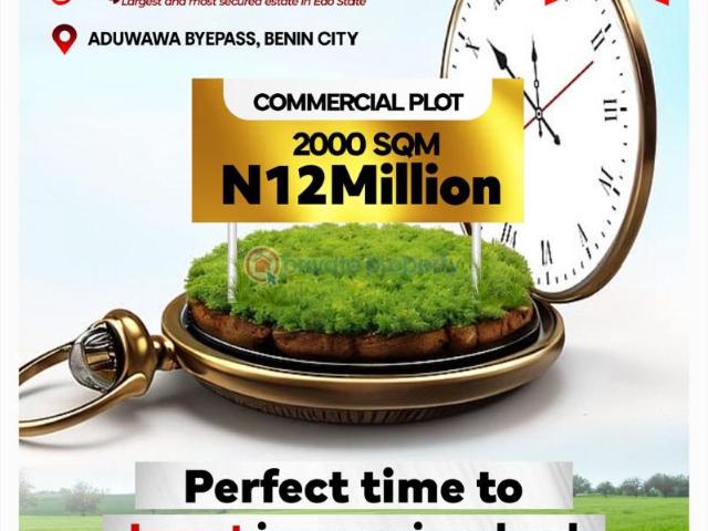 Land for sale in Benin, Edo