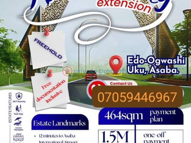 Land for sale in Asaba