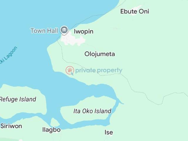 Land for sale in Ogun Waterside, Ogun