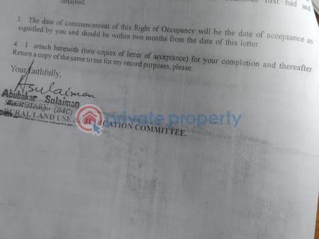 Land for sale in Abuja