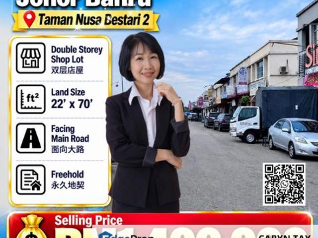 Shop for sale in Bukit Ledang, Johor