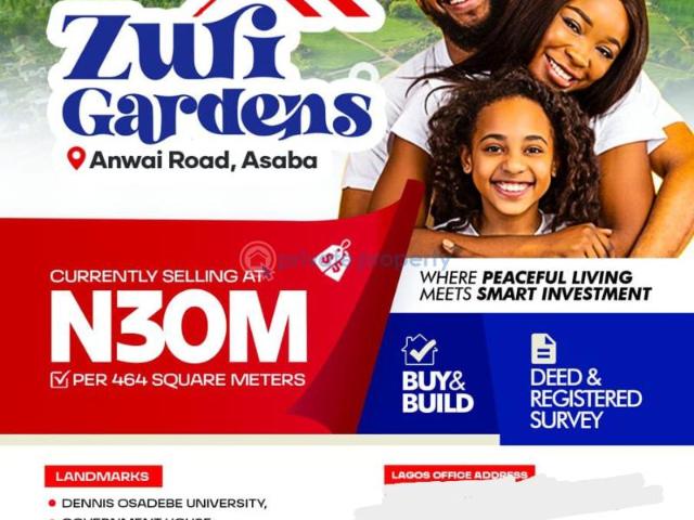 Land for sale in Asaba