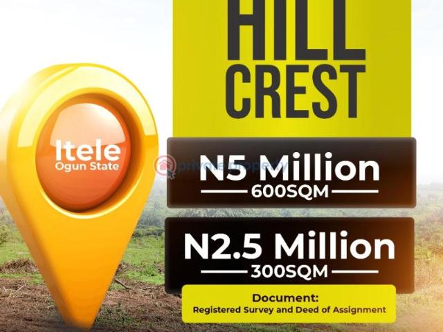 Land for sale in Ado-Odo Ota