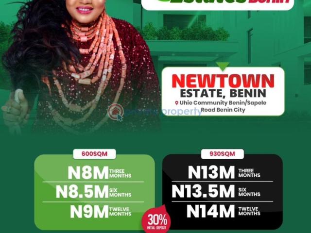 Land for sale in Benin, Edo