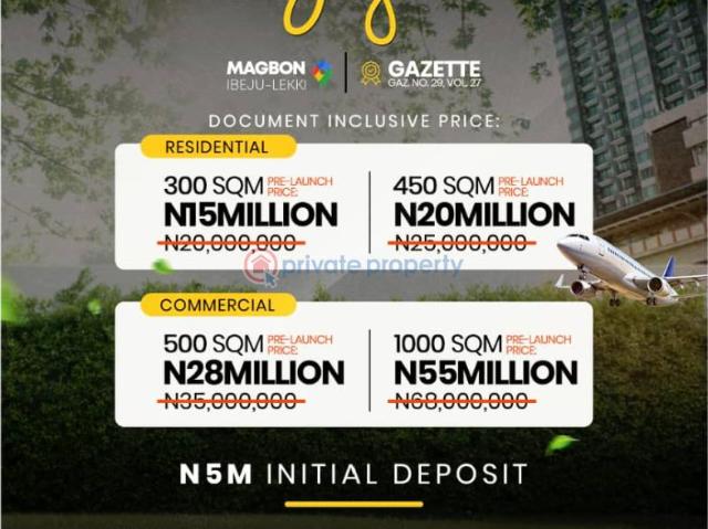 Land for sale in Lagos