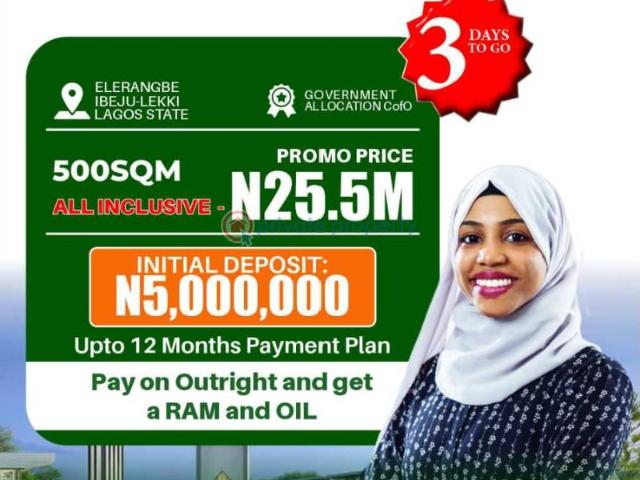 Land for sale in Lagos