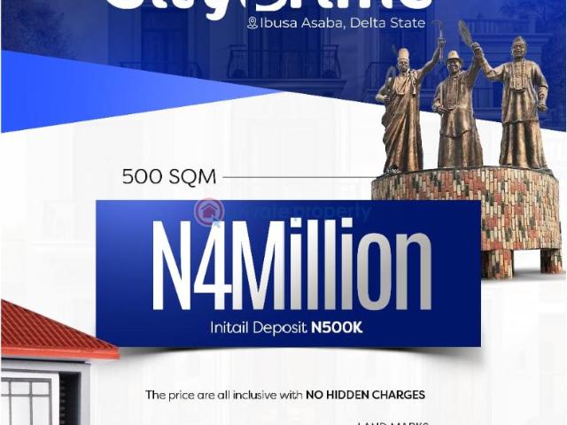 Land for sale in Oshimili South, Delta