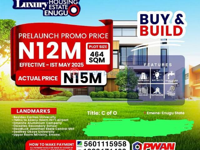 Land for sale in Enugu