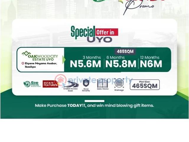 Land for sale in Akwa Ibom