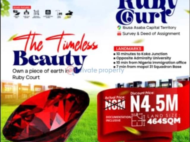 Land for sale in Asaba
