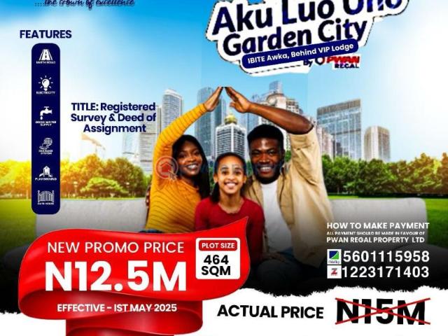 Land for sale in Anambra