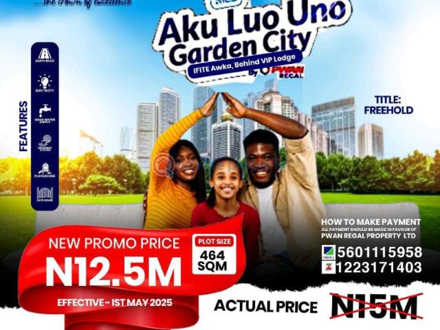 Land for sale in Anambra