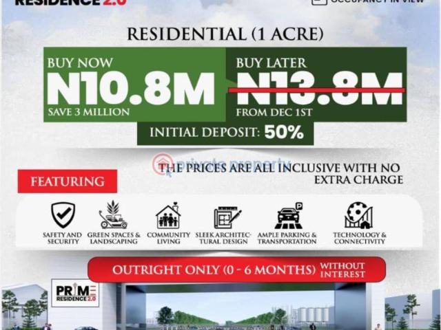 Land for sale in Ojo, Ori Ire