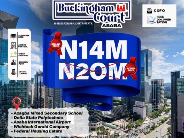Land for sale in Asaba
