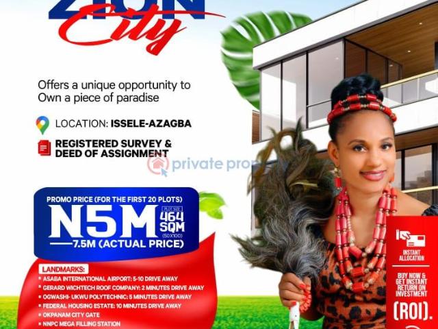 Land for sale in Asaba