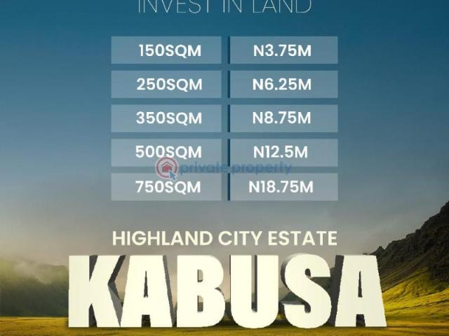 Land for sale in Abuja