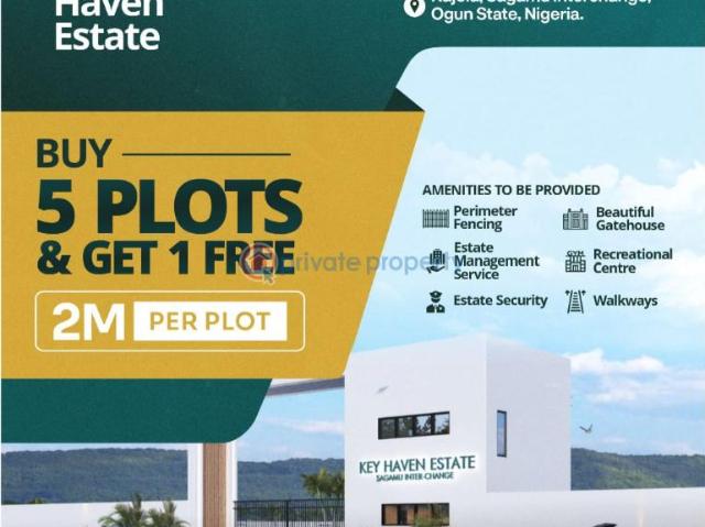 Land for sale in Sagamu, Ogun