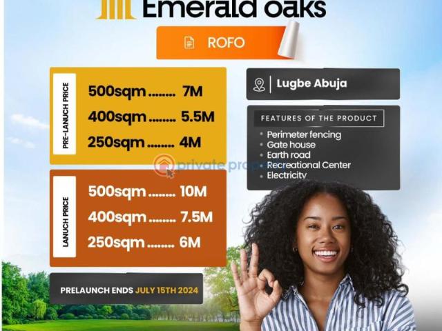 Land for sale in Abuja, Central Area Phase 2 