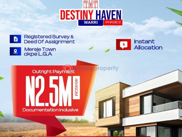 Land for sale in Warri