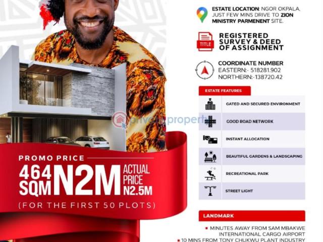 Land for sale in Owerri