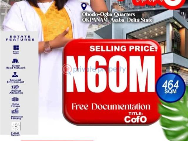 Land for sale in Asaba