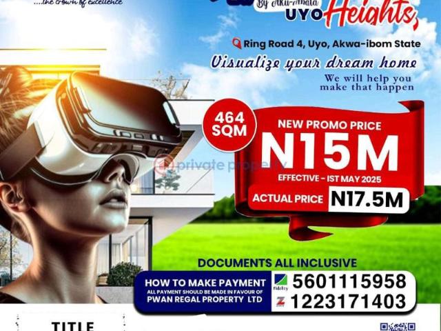 Land for sale in Uyo