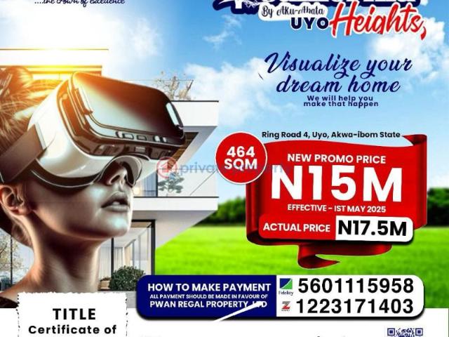 Land for sale in Uyo