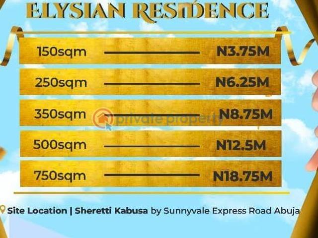 Land for sale in Abuja