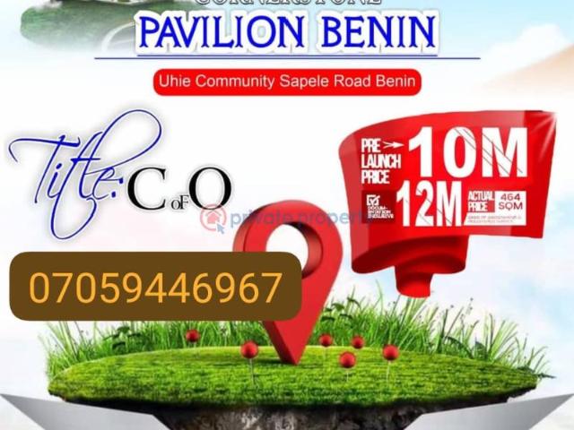 Land for sale in Benin