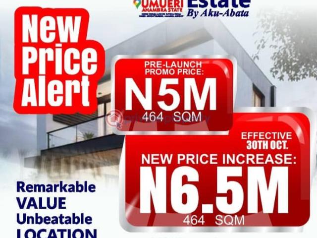 Land for sale in Anambra