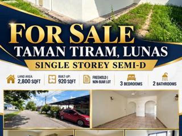 Residential House for sale in Lunas, Kulim