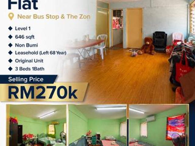 Flat for sale in Johore Bahru, Johor