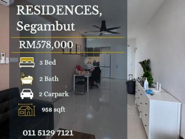 Serviced Residence for sale in Segambut, Kuala Lumpur