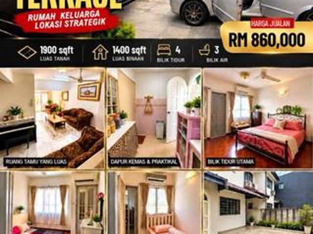 Terraced House for sale in Wangsa Maju, Kuala Lumpur