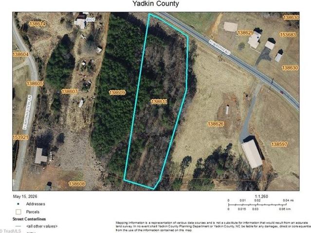Land for sale in East Bend, North Carolina
