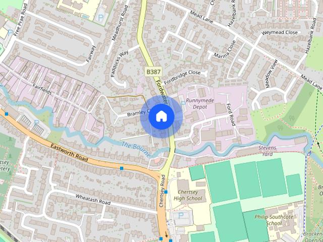 House for rent in Chertsey, Runnymede