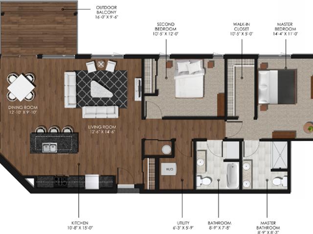 Apartment for rent in Oak Creek