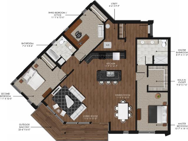 Apartment for rent in Oak Creek