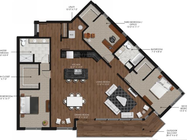 Apartment for rent in Oak Creek