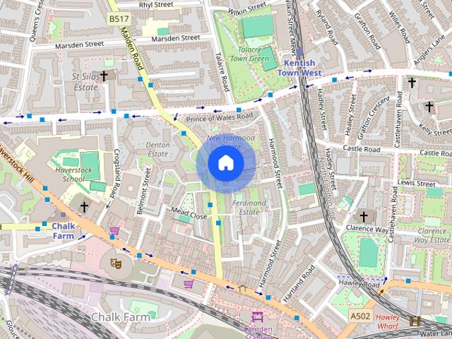Apartment for rent in Chalk Farm, Greater London