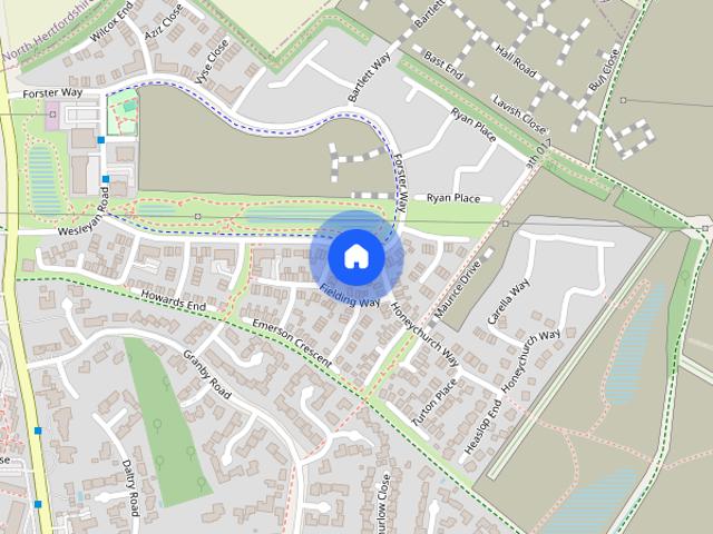 House for rent in Fishers Green, Stevenage