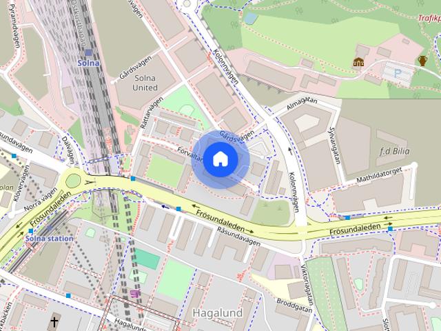 Lägenhet hyra i Solna, Stockholm