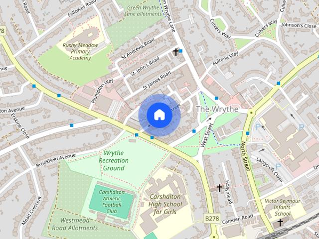 Apartment for rent in Carshalton, The Wrythe